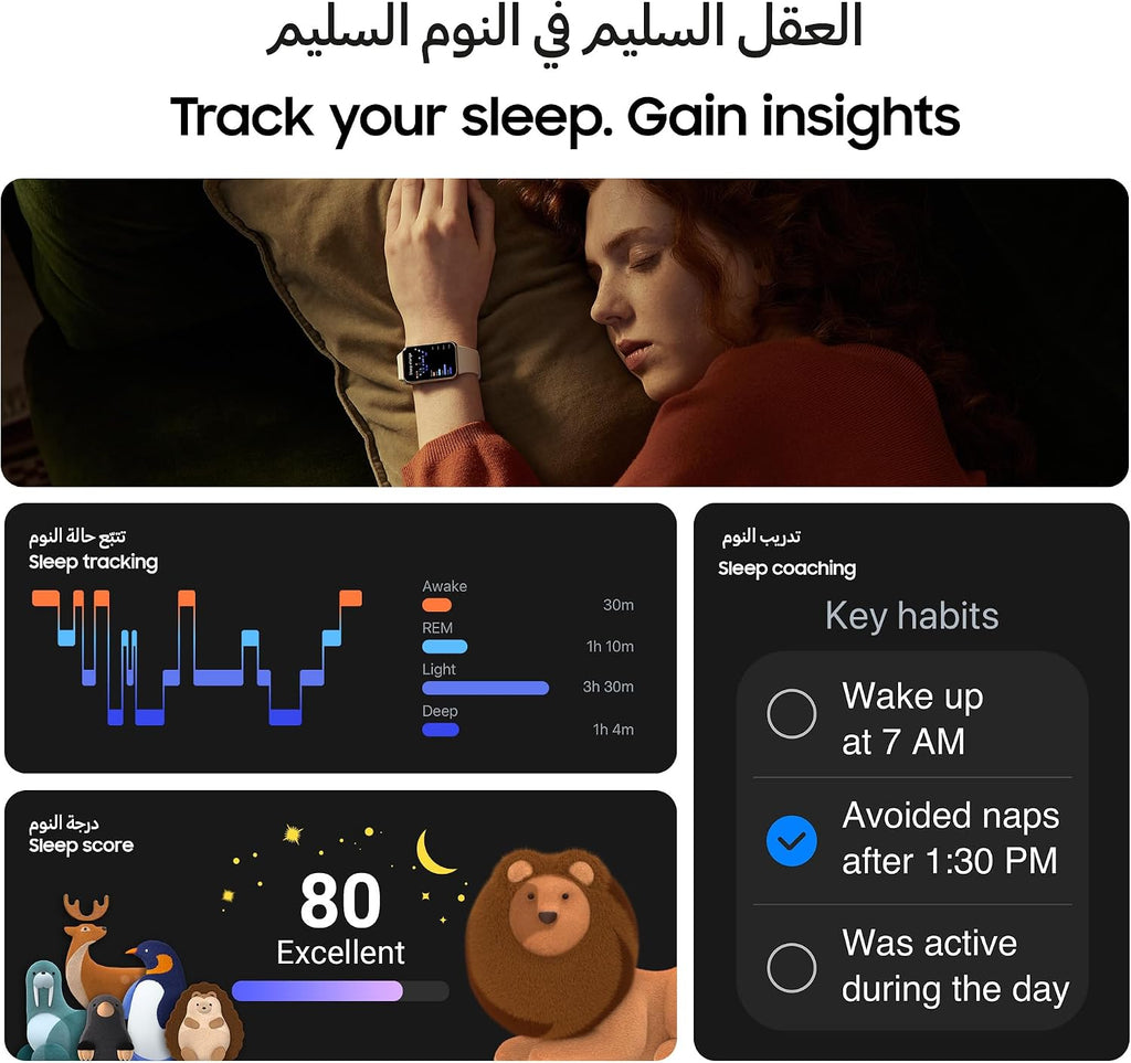 samsung galaxy fit 3 [2025, 40mm] 1.6" amoled showing dimensions