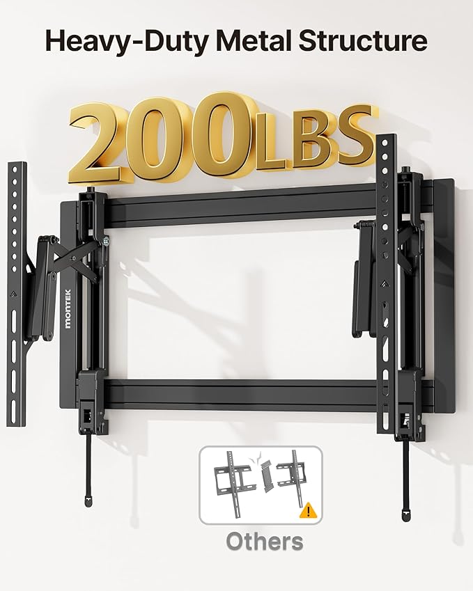 monTEK Heavy Duty Tilting TV Wall Mount Barckt
