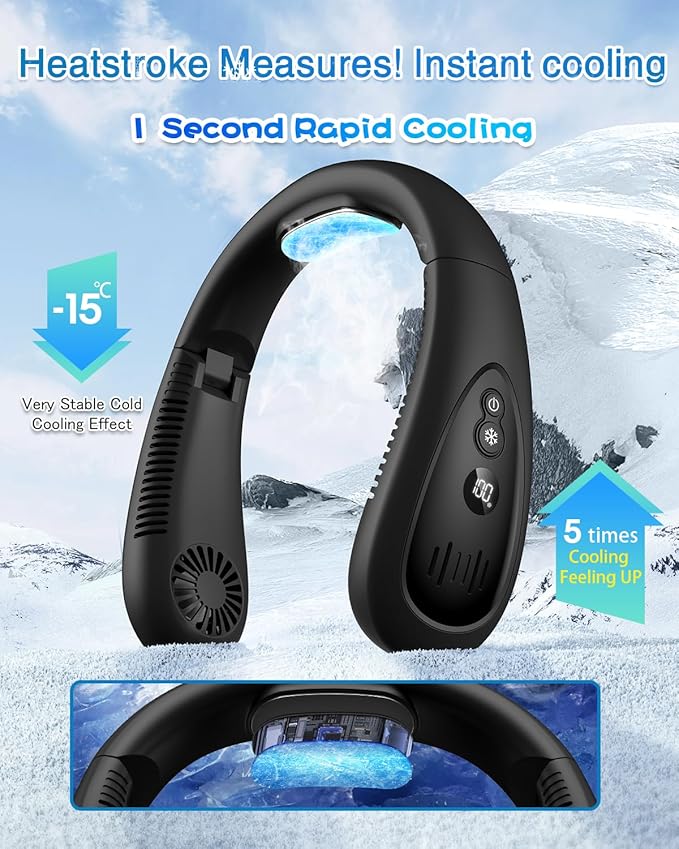 GAITIR Neck Air Conditioner, Portable Neck Fan