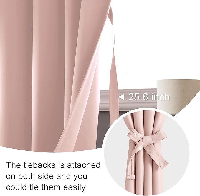JIUZHEN Blackout Curtains for Bedroom