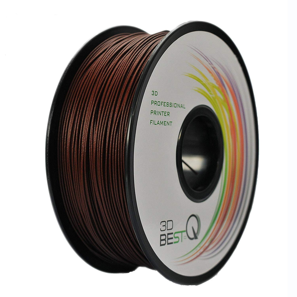 Real Wood PLA 1.75mm 3D Printer Filament, Dimensional Accuracy +/- 0.03 mm, 1KG Spool, 30% Real Wood-infill (Rosewood)