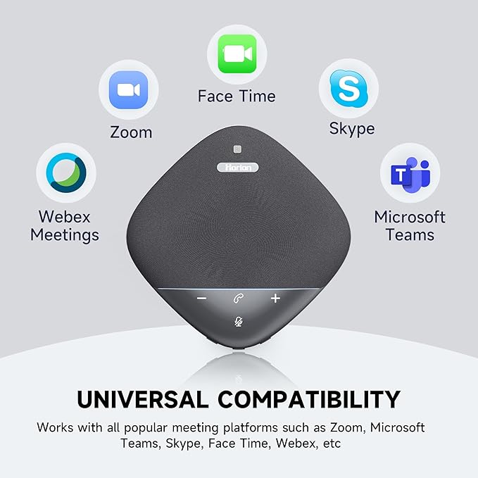 HORION Conference Speaker with Microphone, Wireless Bluetooth Speakerphone