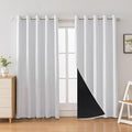 Anytime 100% Blackout Curtain 2 Panels Set, Thermal Insulated Window Drapes