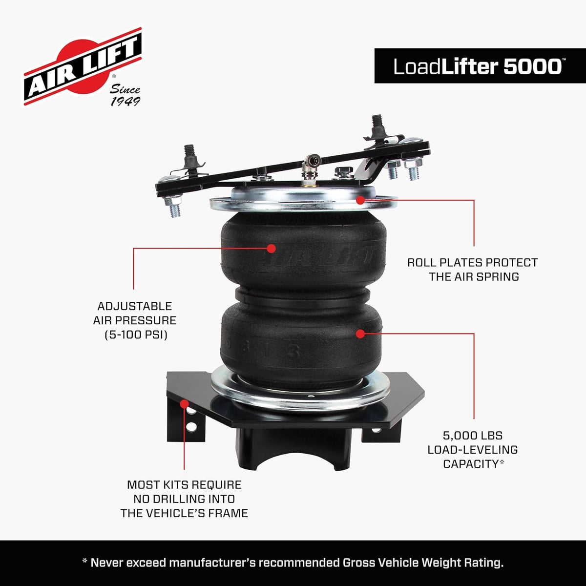 Air Lift 57288 LoadLifter 5000 Air Spring Suspension Kit