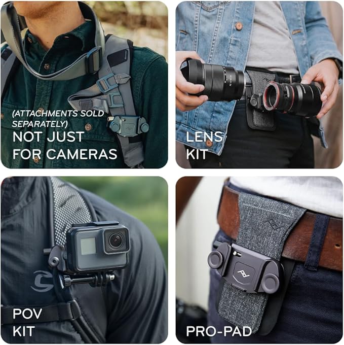 Peak Design Capture Camera Clip V3, Holds DSLR, Compact and Point and Shoot