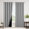 ChrisDowa 100% Blackout Curtains 84 inch Long