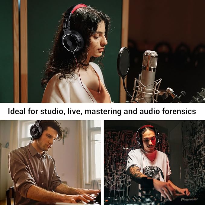 OneOdio Wired Over Ear Headphones Studio Monitor & Mixing DJ Stereo Headsets