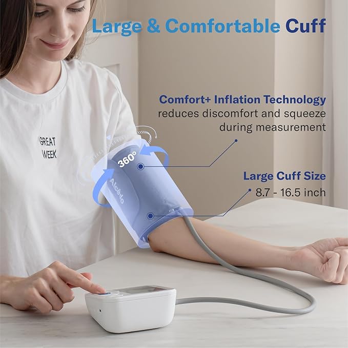 Alcedo Blood Pressure Monitor for Home Use, Automatic Digital BP Machine