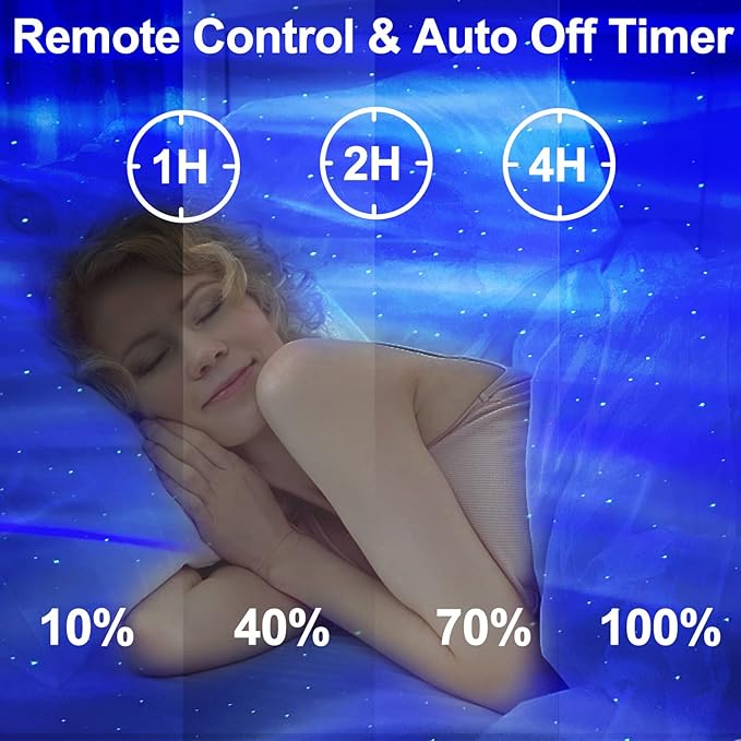 CIMELR Northern Lights Aurora Projector, Star Projector Music Bluetooth Speaker