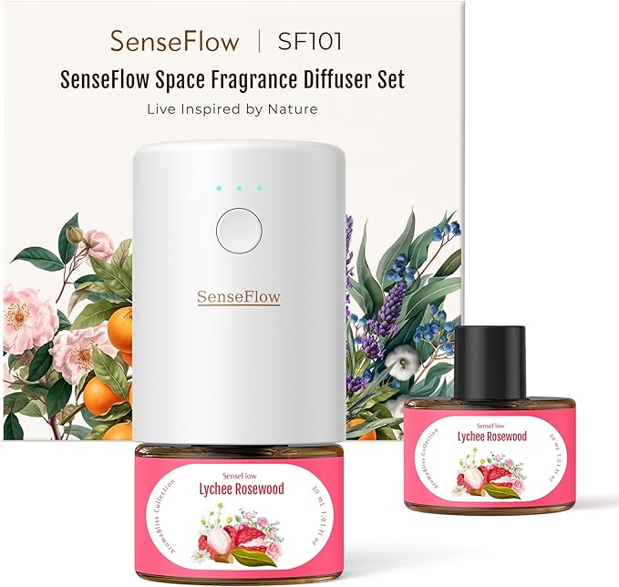 SF101 Pro Plug In Air Freshener, Waterless Essential Oil Diffuser, Non-Toxic