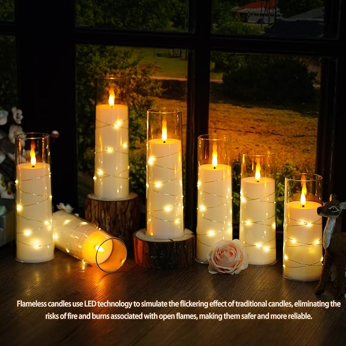 Flickering Flameless LED Candles, Battery Operated Candles 24 Pcs