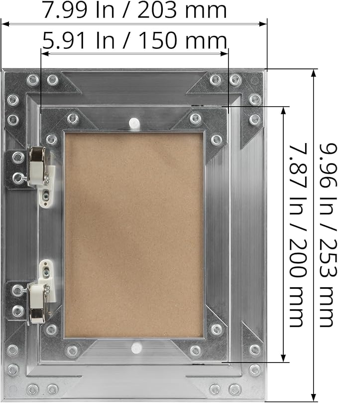 6" x 8" Inch Aluminum Drywall Access Panel