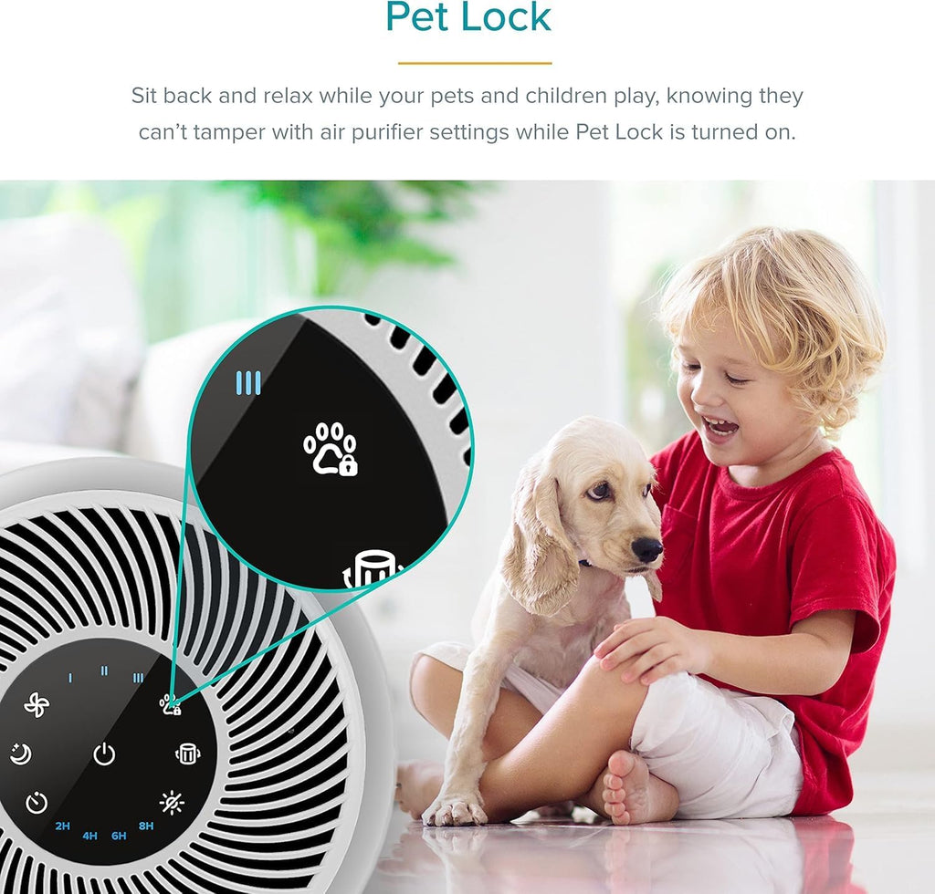 Levoit Air Purifier for Home Pets, Large Room Bedroom, AHAM VERIFIDE