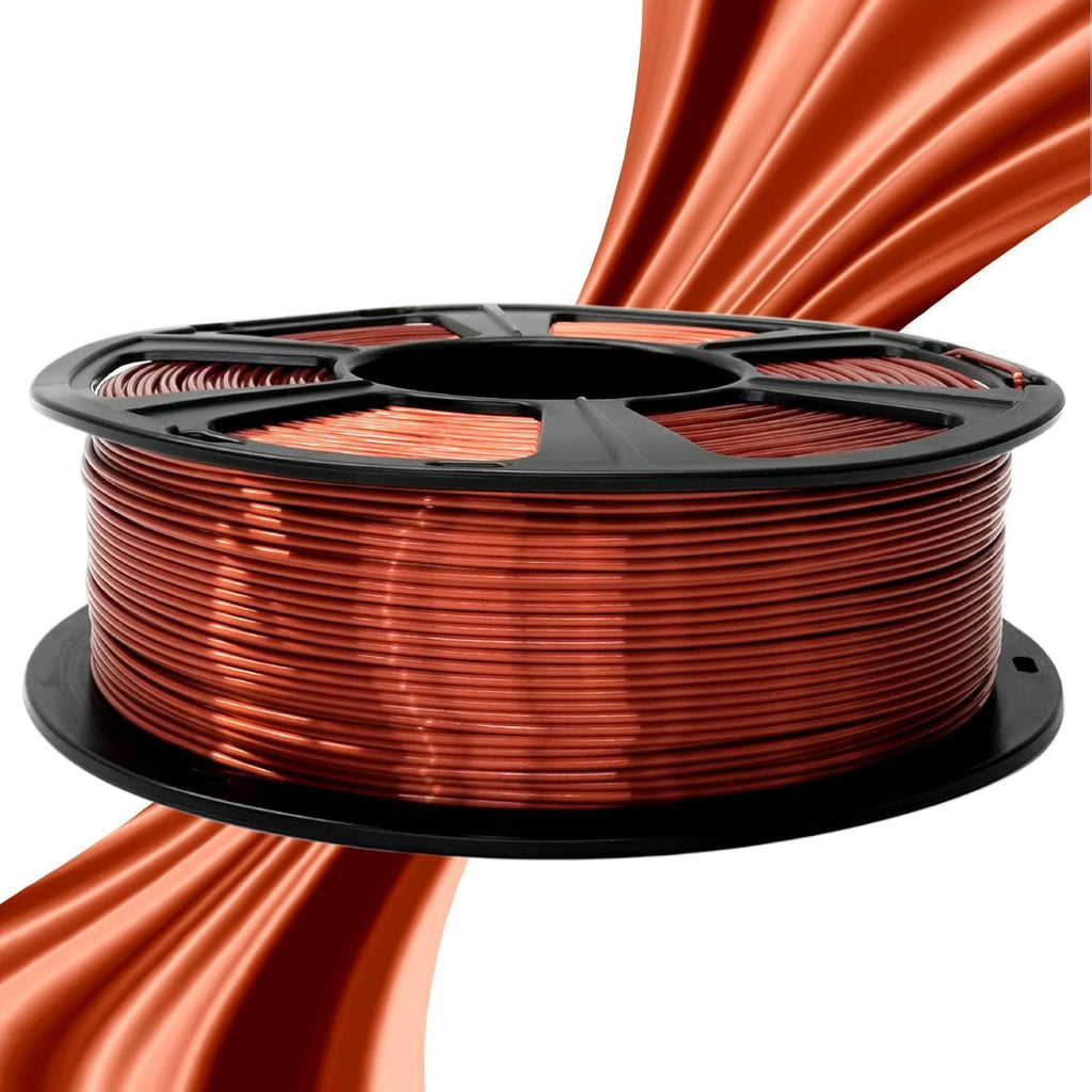 GIANTARM Silk 3D Printer Filament 1.75mm Metallic Copper PLA 2kg