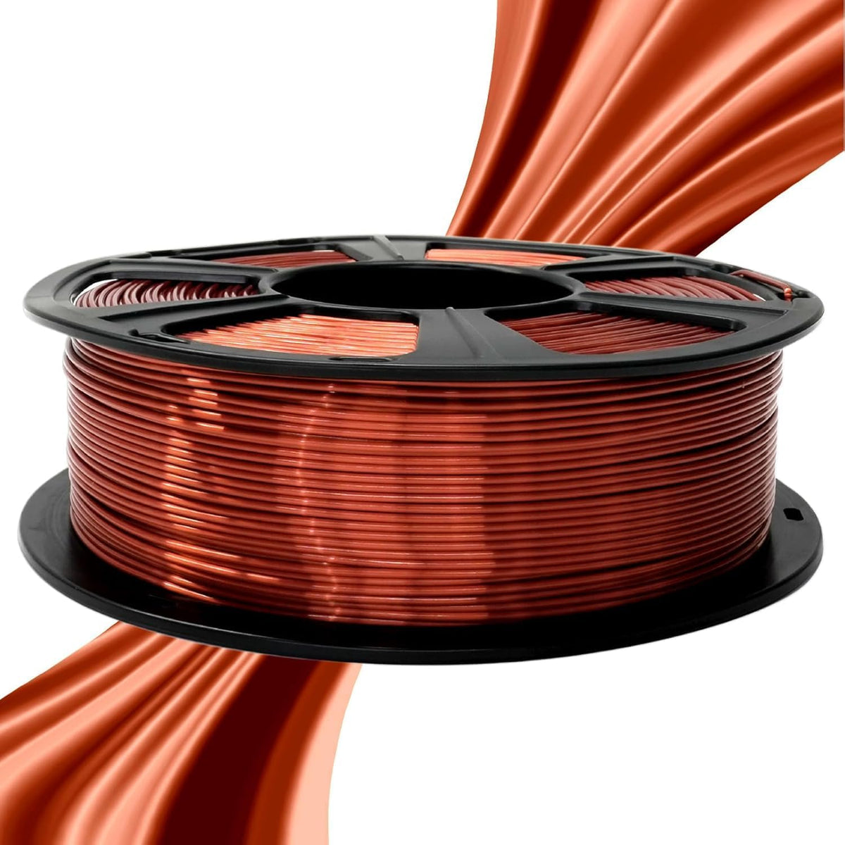 GIANTARM Silk 3D Printer Filament 1.75mm Metallic Copper PLA 2kg
