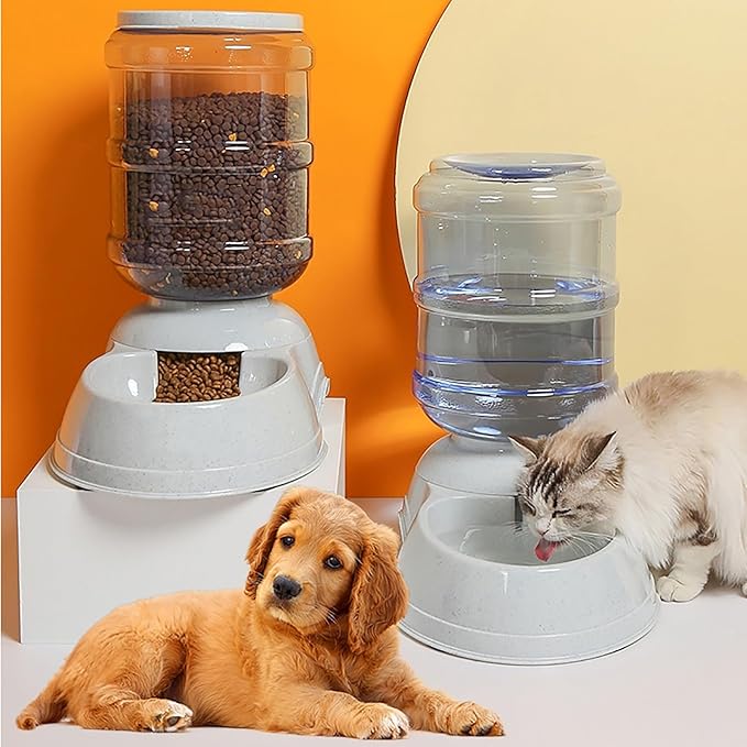 Pet Water Dispenser Station for Large Dogs and Cats, 3 Gallon/11L Gravity