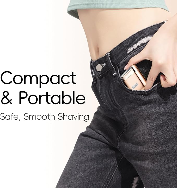 yoose Electric Razors for Women, IPX7 Alloy Body Bikini Trimmer for Women