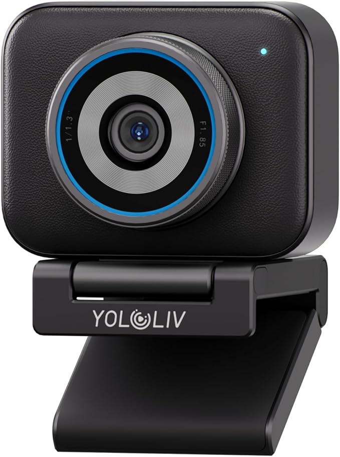 YOLOLIV YoloCam S3-4K Streaming Webcam, DSLR-Like Control, Cinematic Effects