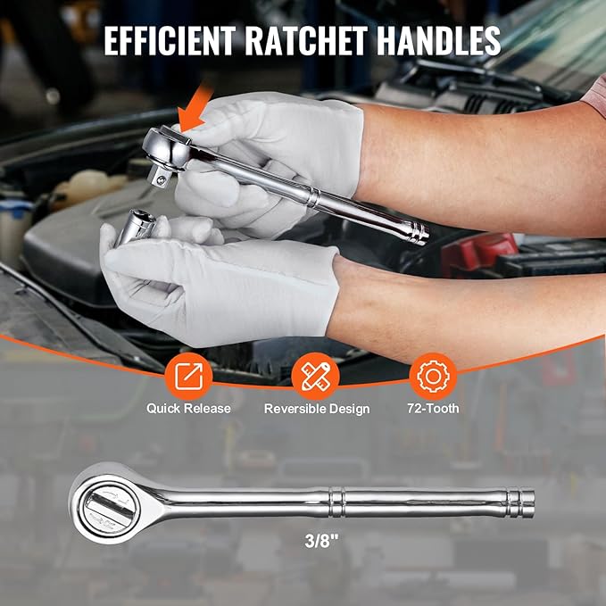 VEVOR Mechanics Tool Set 221Pieces