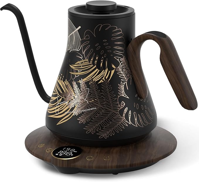 Gooseneck Electric Kettle with ±1℉ Temperature Control