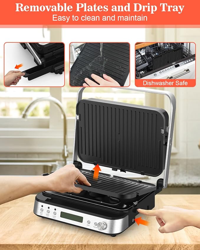 Panini Press Grill Sandwich Maker