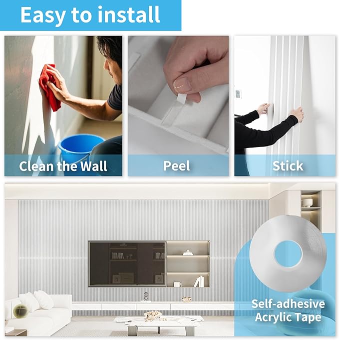 Art3d 10-Pack Peel and Stick Acoustic Panels