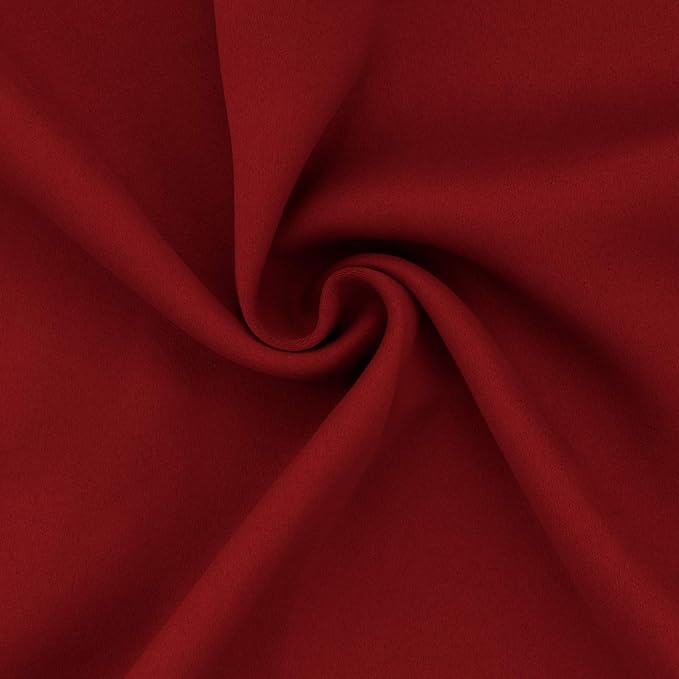 Easy-Going Blackout Curtains for Bedroom, Solid Thermal Insulated Grommet and