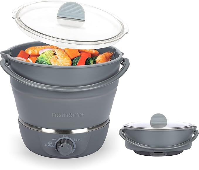 Drizzle Foldable Electric Cooker Travel Hot Pot