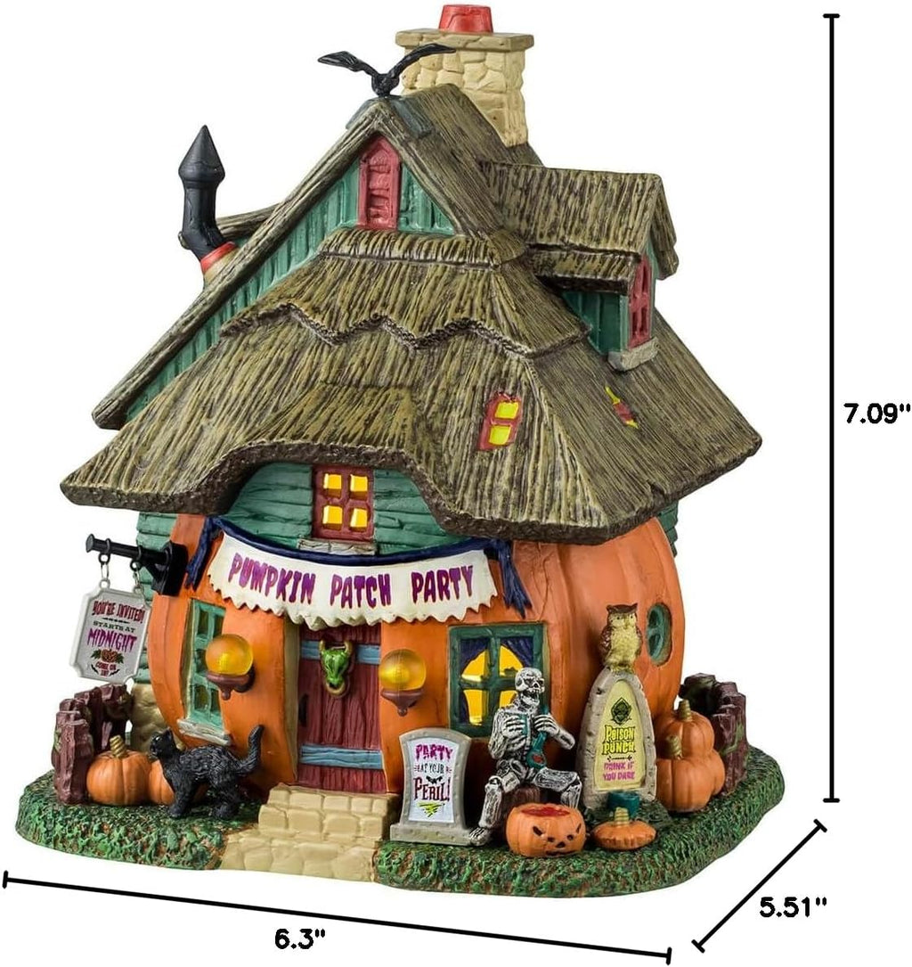 Lemax Pumpkin Patch Party Lighted Building, #45211 for Halloween Village
