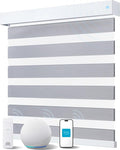 Smart Zebra Blinds for Windows, Alexa Motorized Blinds