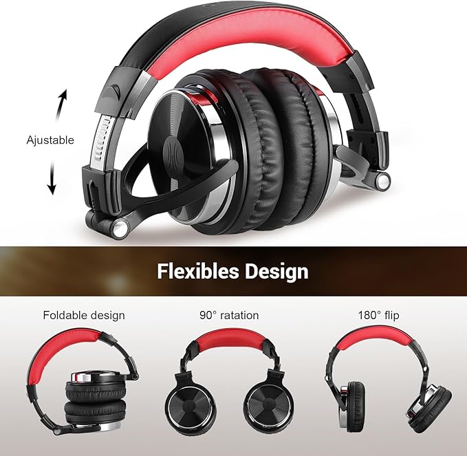 OneOdio Wired Over Ear Headphones Studio Monitor & Mixing DJ Stereo Headsets