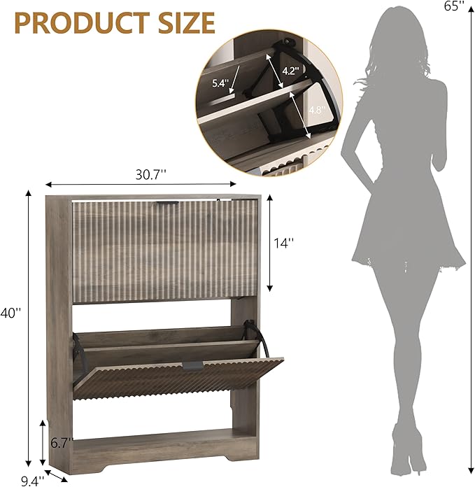 Shoe Cabinet Storage for Entryway