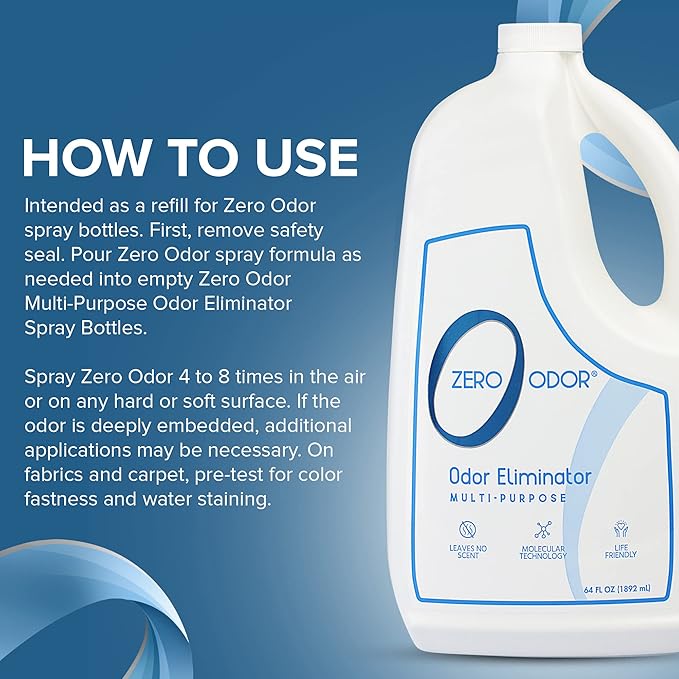 Zero Odor - Multi-Purpose Strong Odor Eliminator (2-Pack)
