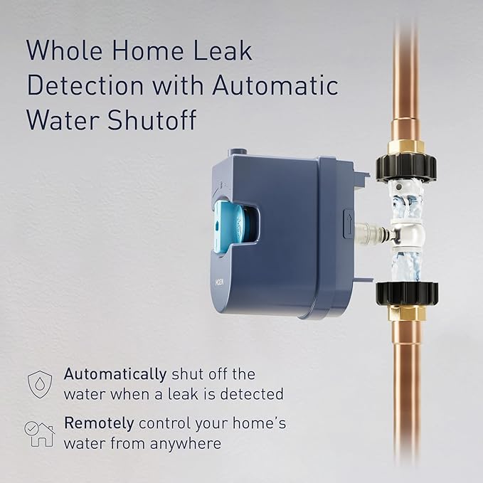 Moen 900-006 Flo by Moen 1-Inch Smart Water Shutoff (3-Pack)