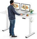 SANODESK Electric Standing Desk 55 x 28 Inches Whole-Piece Desktop Height