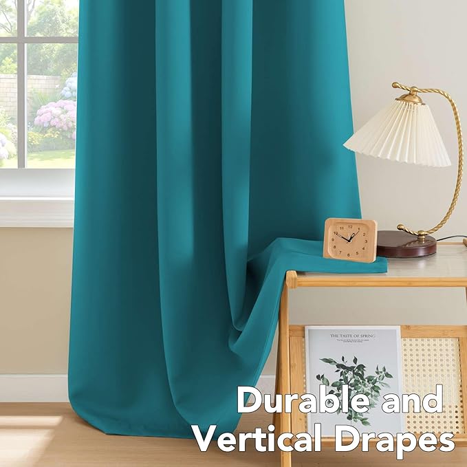 H.VERSAILTEX Blackout Thermal Insulated Solid Room Darkening (Set of 2)