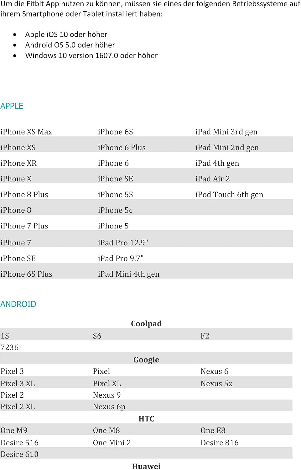fitbit charge 3 gesundheits und fitness-tracker, package contents