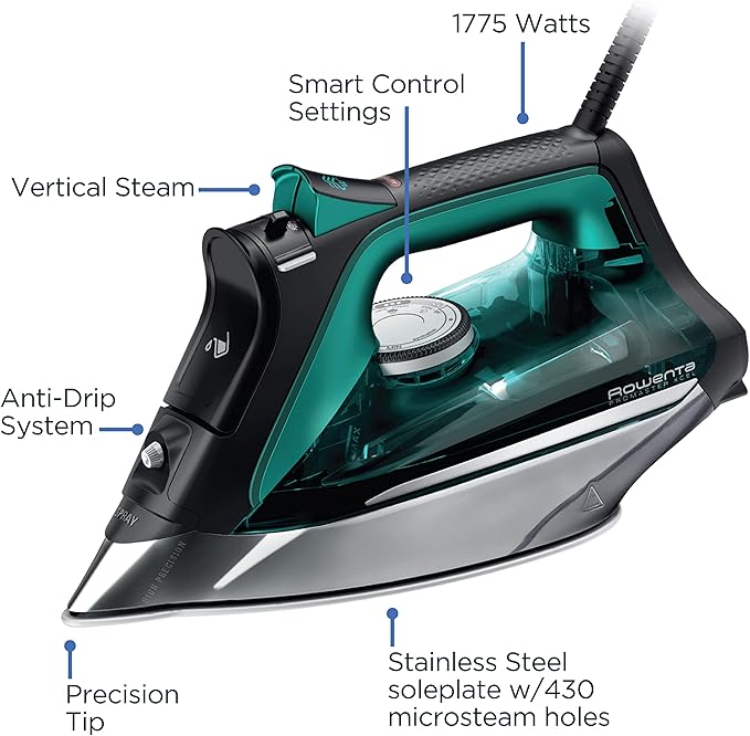 Rowenta Pro Master Stainless Steel Soleplate Steam Iron