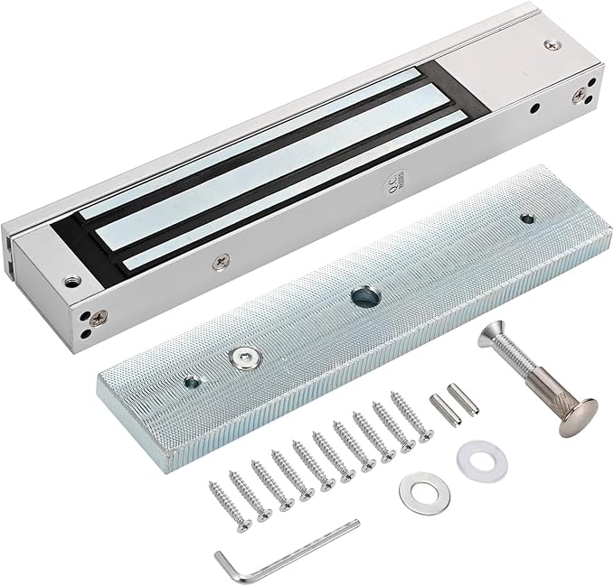 Electric Magnetic Lock 280KG 600LBS Holding Force Electromagnet Lock 12V Fail