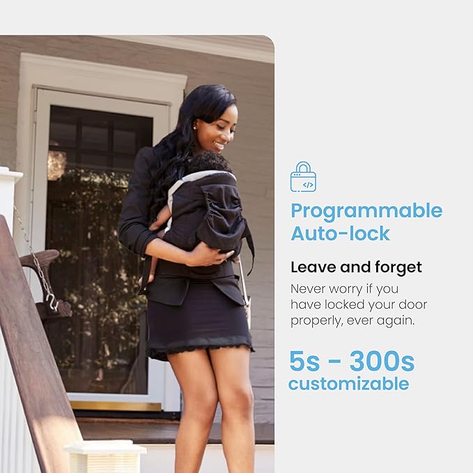Lockly Secure Pro Smart Lock Wi-Fi, Keyless Entry Digital Keypad Door Lock