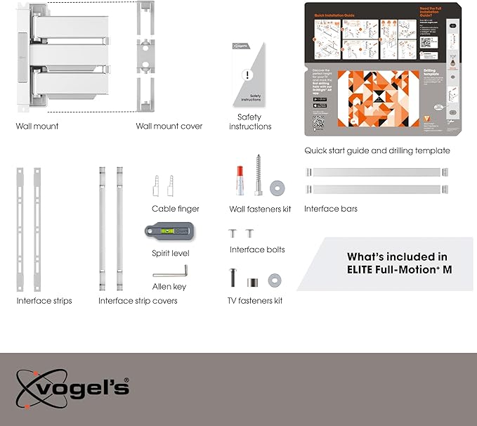 Vogel's TVM 5445 Full-Motion Ultra-Thin TV Wall Bracket