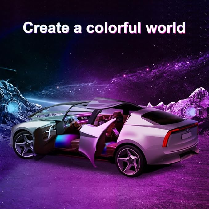 Acrylic Interior Car LED Lights