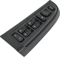 DICMIC Front Driver Side Master Power Window Switch and Door Lock & Black Bezel