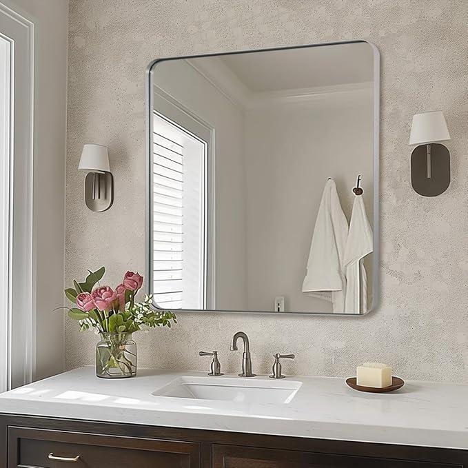 ANDY STAR Brushed Nickel Mirrors