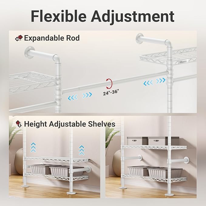 Timate F3 Garment Rack Heavy Duty Clothes Rack