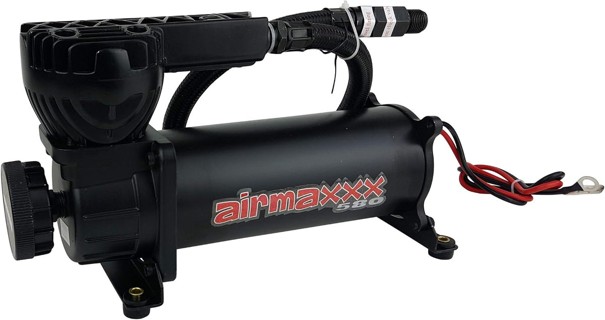 580 black air compressor kit 165/200 psi pressure on a desk or shelf