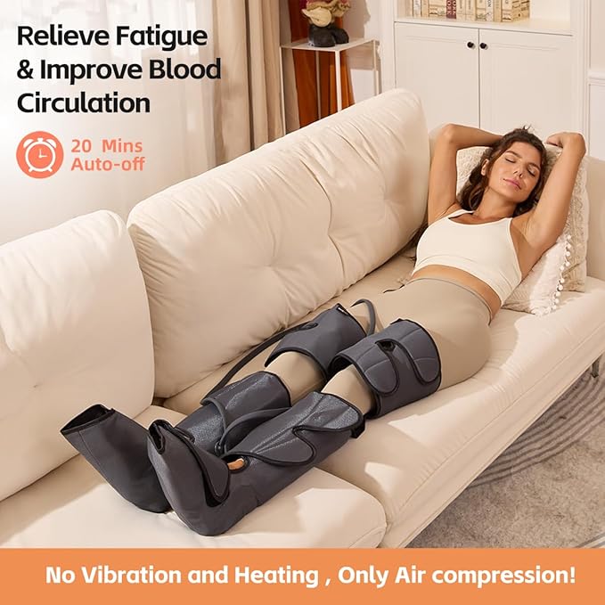 SHINE WELL Leg Compression Massager, Air Compression Massager