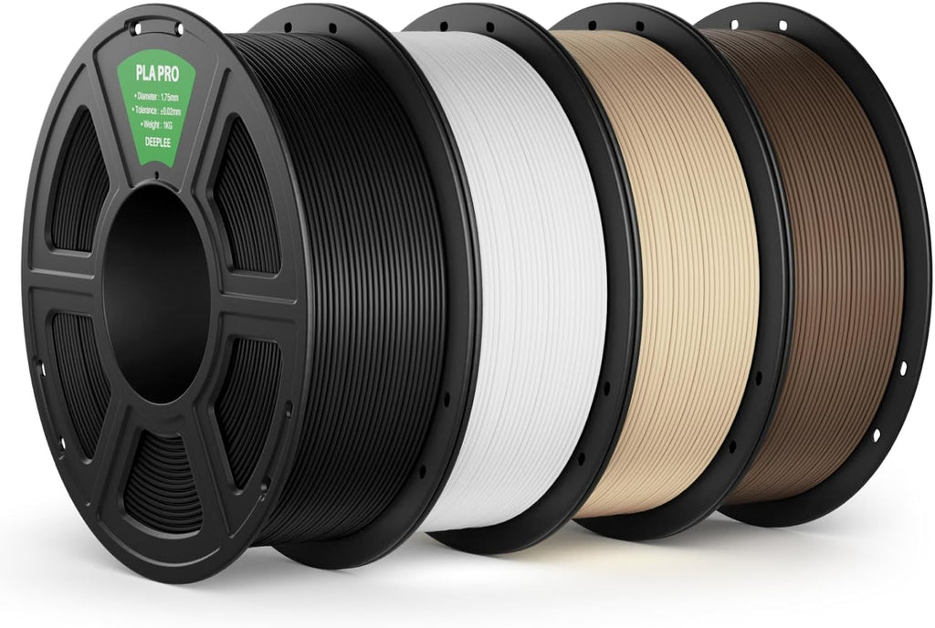 PLA PRO 3D Printing Filament 4KG Black/White/Beige/Brown