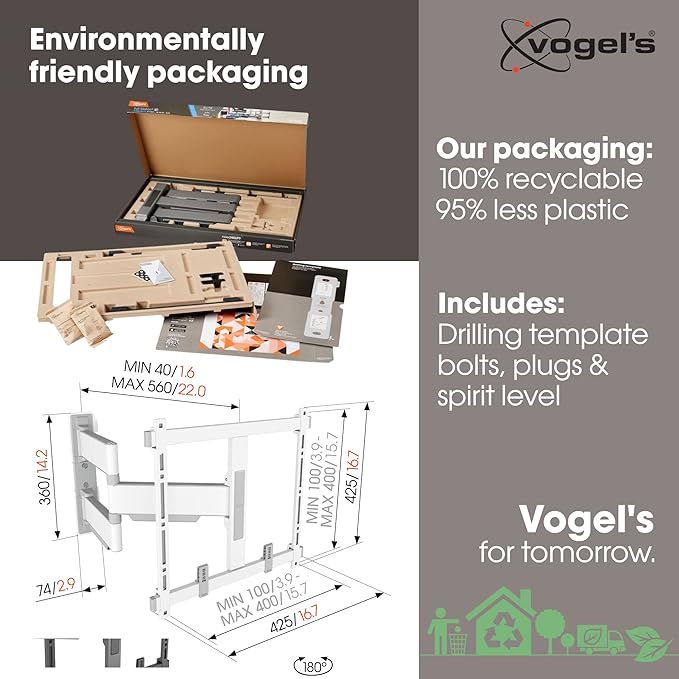 Vogel's TVM 5445 Full-Motion Ultra-Thin TV Wall Bracket