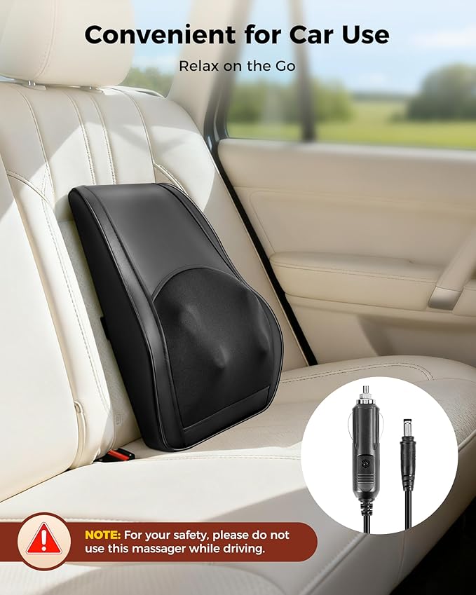 Neck Massager with Heat, Shiatsu Back and Neck Massagers, 3D Deep Tissue